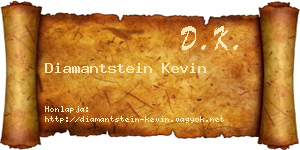 Diamantstein Kevin névjegykártya